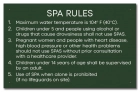 State Pool Sign - Spa Rules - Mississippi