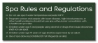 State Pool Sign - Spa Rules - Montgomery, AL Compliant