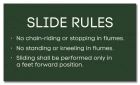 State Pool Sign - White-Water Slide Rules - New York Compliant