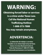 Texas Code - Human Trafficking Notice - Celtec Material 