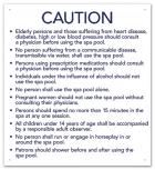 Arkansas Spa Rules Caution Sign
