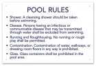 Idaho Pool Rules Sign