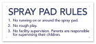 Iowa Spray Pad Rules