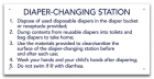 MAHC Diaper-Changing Station Signage