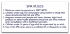 MAHC Spa Rules Sign