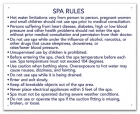 Maine Spa Rules Sign