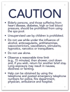 New York Spa Rules Sign