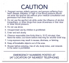 North Carolina Spa Rules Sign