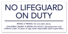 Oregon No Lifeguard On Duty Sign