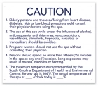South Carolina Spa Rules Sign