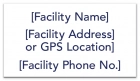 Texas Emergency Phone Location Sign