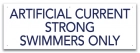Wisconsin Artificial Current Pool Sign