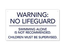 Pool Signs