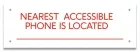 Accessible Phone Location Sign