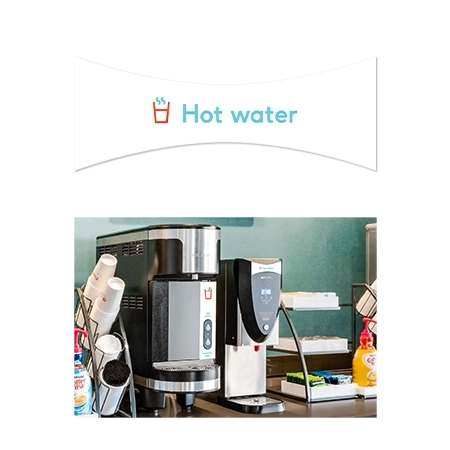 Beverage Bar Hot Water Graphics