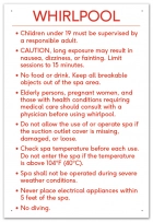 British Columbia Whirlpool Rules Sign