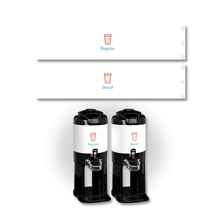 Coffee Wrap (Set of 2) Regular and Decaf