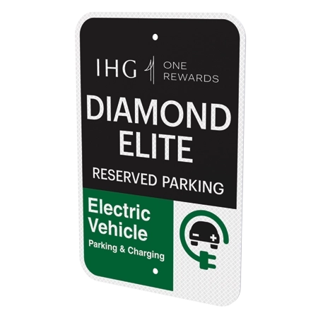 Diamond Elite Parking Sign - Electric Vehicles
