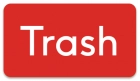 Gym Trash Sign