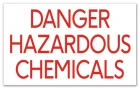 Indiana Hazardous Chemicals Sign