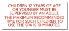 Nevada Children Under 12 Spa Rules Sign