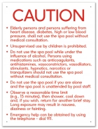 New York City Spa Rules Sign