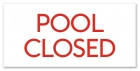 North Carolina Pool Closed Sign