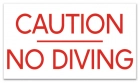 Ontario Canada No Diving Sign
