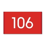 Room Number Sign