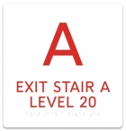 Stair/Level ID Sign - NYC Compliant