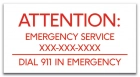 Utah Emergency Pool Sign