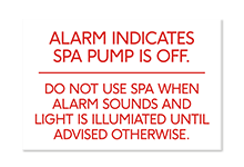 Pool/Spa Signs