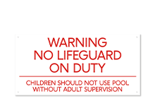 Pool/Spa Signs