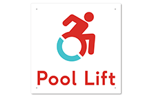 Pool Lift Signs