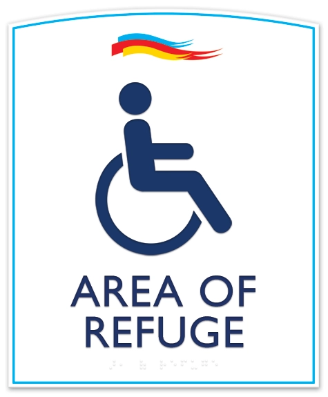 Area of Refuge Sign - ISA Symbol
