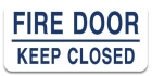 Fire Door - Keep Closed Label - 4 Pack