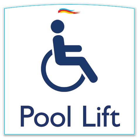 Pool Lift w/ISA Symbol - Large