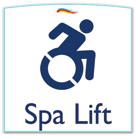 Spa Lift w/Dynamic ISA Symbol - Large