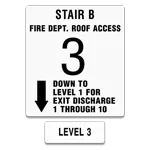 Stairwell ID - Washington, DC Code 3 Floors or Less