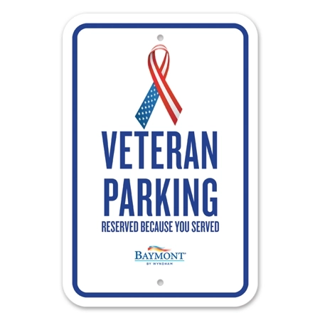 Veteran Parking Sign