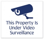 Video Surveillance Sign - Acrylic