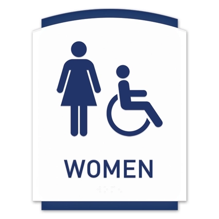 Women Sign w/Female & ISA Symbols