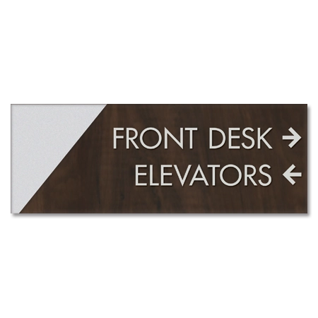 2-Line Directional Sign
