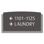 2-Line Directional Sign