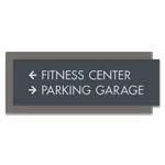 2-Line Directional Sign (Extended Width)