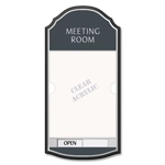 2-Line Meeting Room w/Window & Sliding Panel