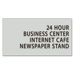 4-Line Common Room Sign