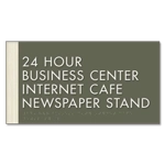 4-Line Common Room Sign