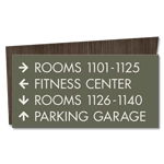 4-Line Directional Sign