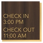 5-Line General Information Sign